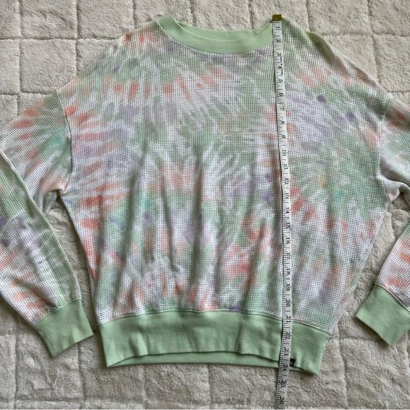 Victoria's Secret PINK | Tie Dye Mesh Long Sleeve Shirt | Size Extra Small - Picture 13 of 13